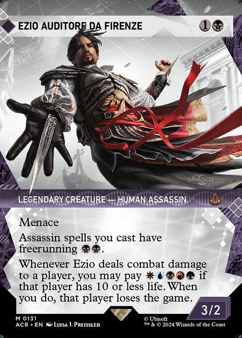 Ezio Auditore da Firenze highlighted card art