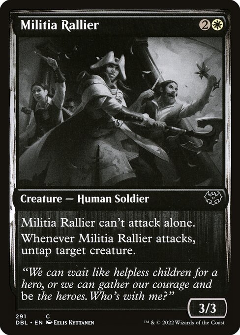 Militia Rallier highlighted card art