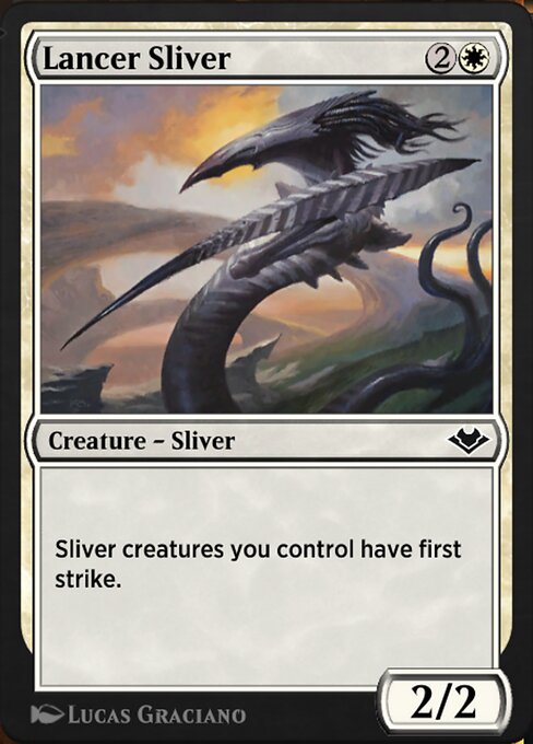 Lancer Sliver highlighted card art