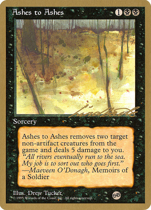 Ashes to Ashes from Pro Tour Collector Set
