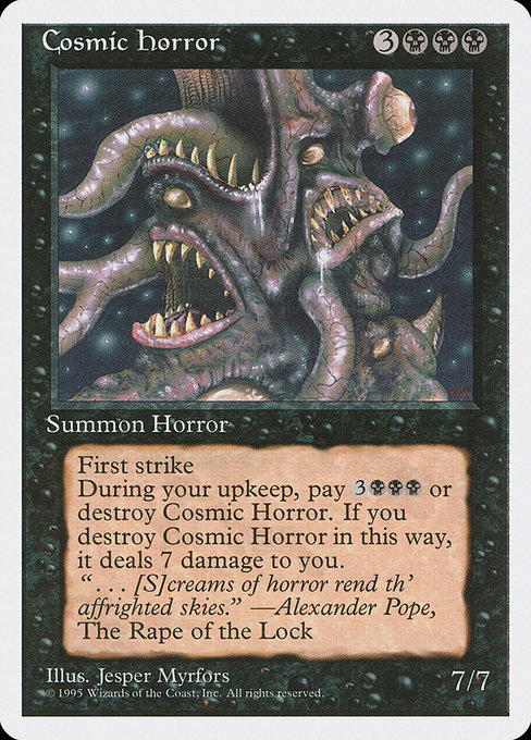 Cosmic Horror from Fourth Edition