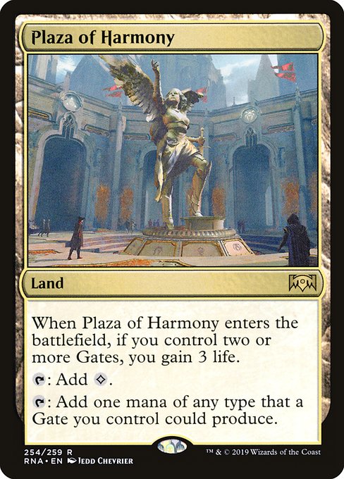 Plaza of Harmony from Ravnica Allegiance