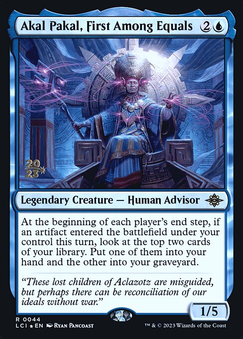 Akal Pakal, First Among Equals highlighted card art