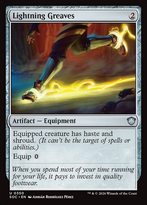 Lightning Greaves highlighted card art