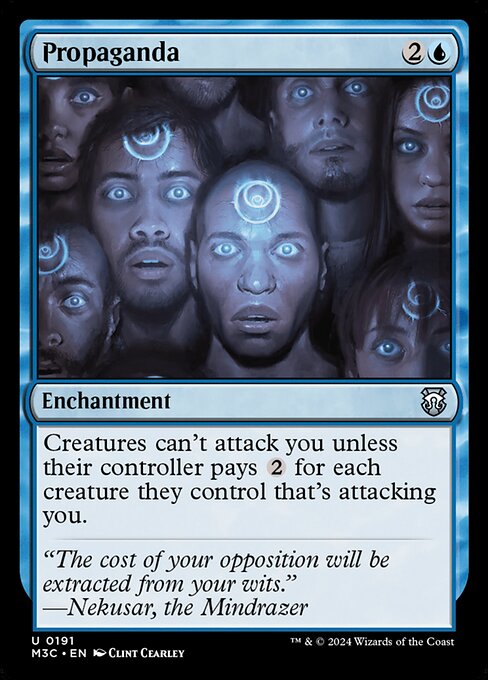 Propaganda from Modern Horizons 3 Commander