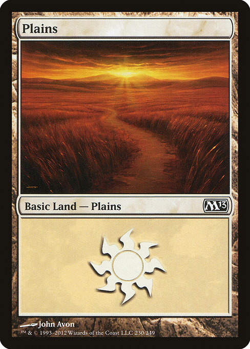 Plains from Magic 2013
