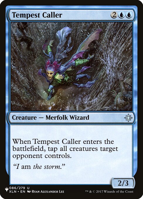 Tempest Caller highlighted card art