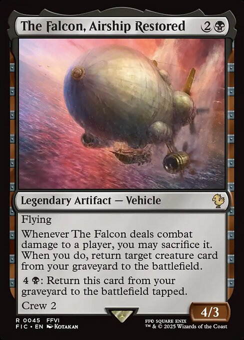 The Falcon, Airship Restored highlighted card art