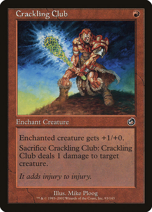 Crackling Club highlighted card art