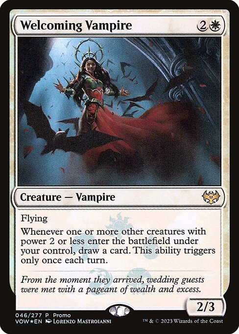 Welcoming Vampire from Innistrad: Crimson Vow Promos