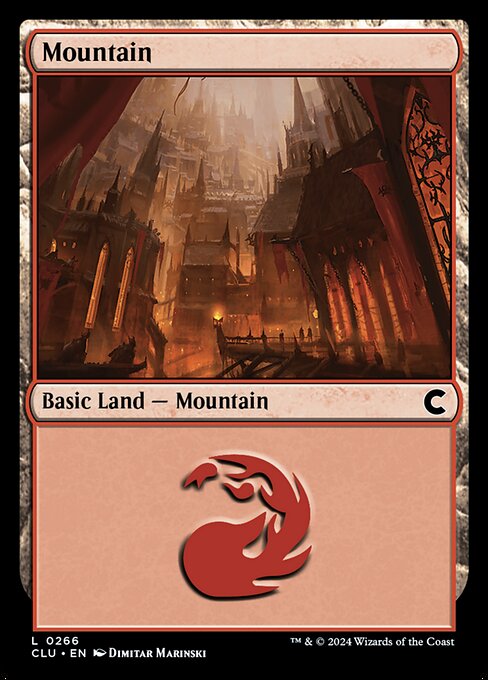 Mountain from Ravnica: Clue Edition