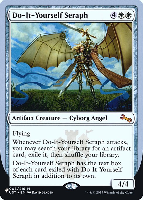 Do-It-Yourself Seraph highlighted card art