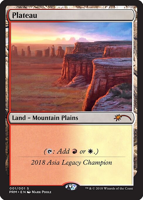Plateau from Legacy Championship