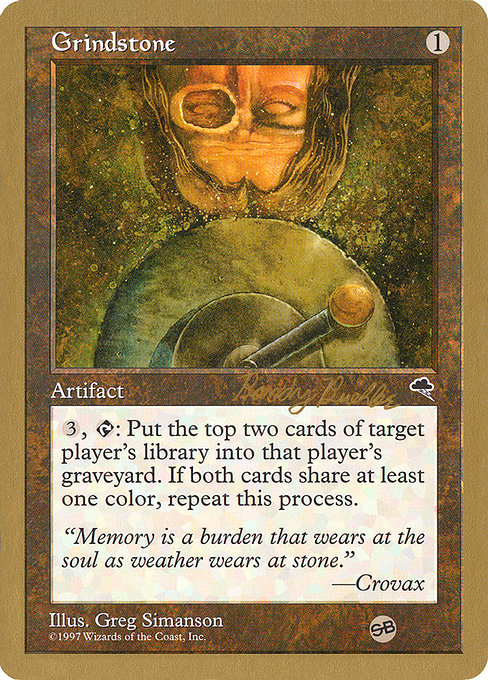 Grindstone from World Championship Decks 1998