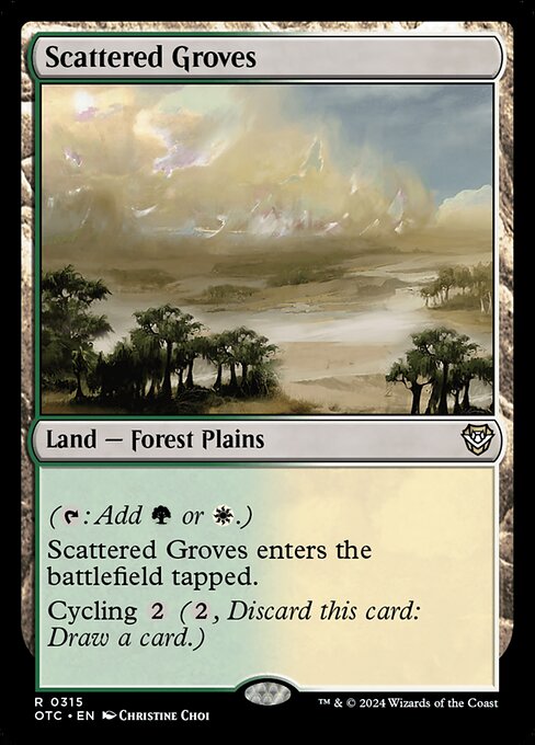 Scattered Groves highlighted card art