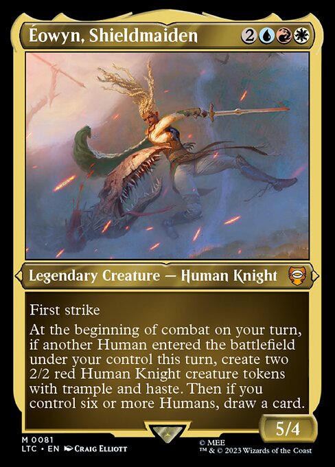 Éowyn, Shieldmaiden from Tales of Middle-earth Commander