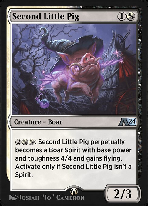 Second Little Pig highlighted card art