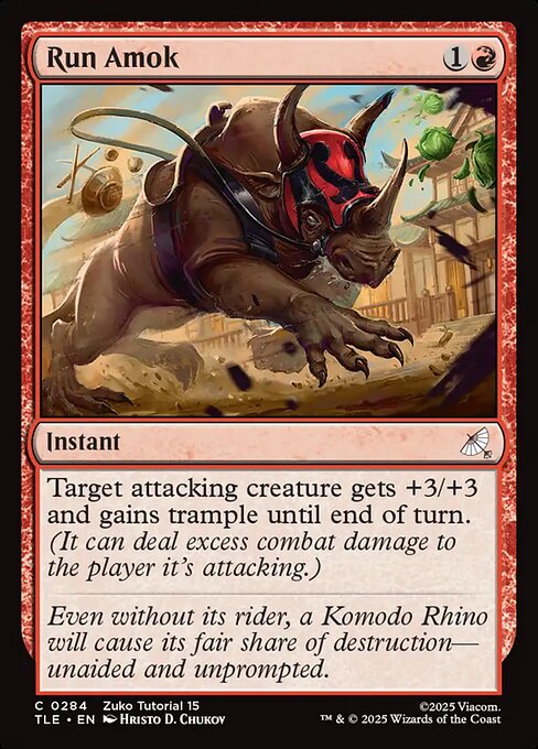 Run Amok highlighted card art