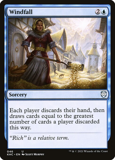 Windfall from Kaldheim Commander