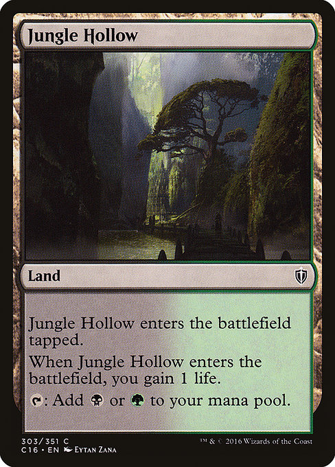 Jungle Hollow from Commander 2016
