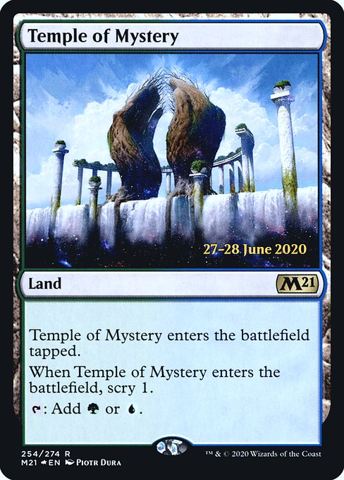 Temple of Mystery from Core Set 2021 Promos