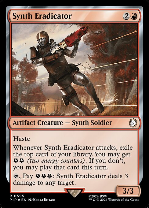 Synth Eradicator highlighted card art