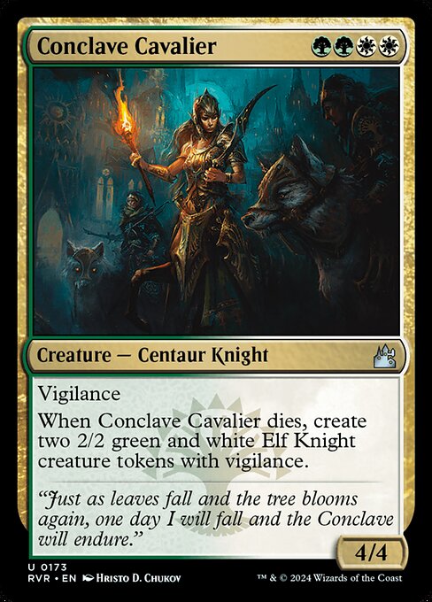 Conclave Cavalier highlighted card art