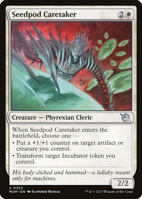 Seedpod Caretaker highlighted card art