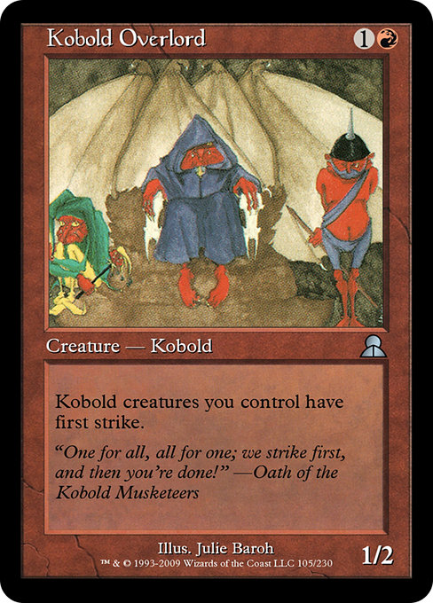 Kobold Overlord highlighted card art