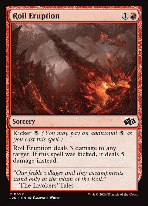 Roil Eruption highlighted card art