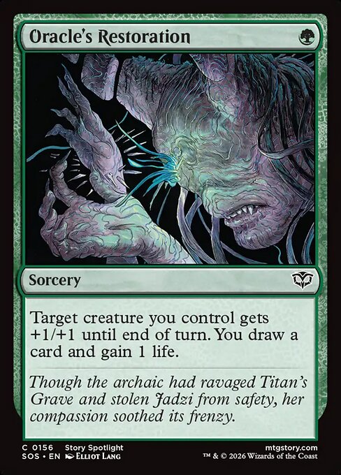 Oracle's Restoration from Secrets of Strixhaven