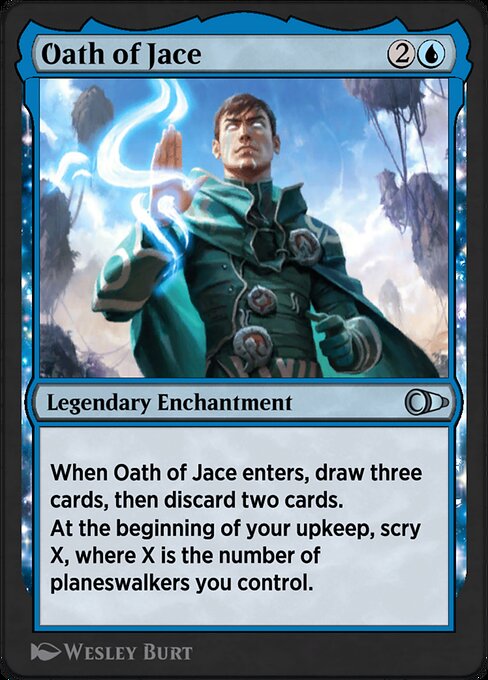 Oath of Jace highlighted card art