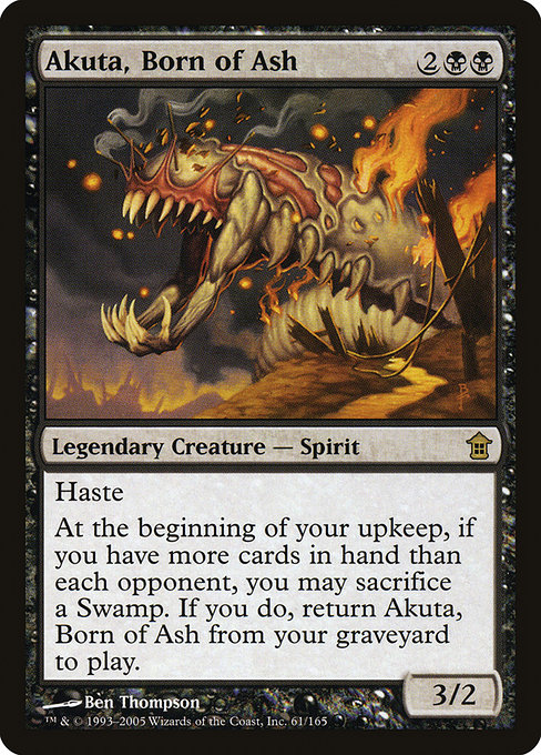 Akuta, Born of Ash highlighted card art