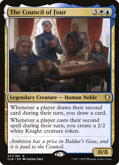 The Council of Four highlighted card art