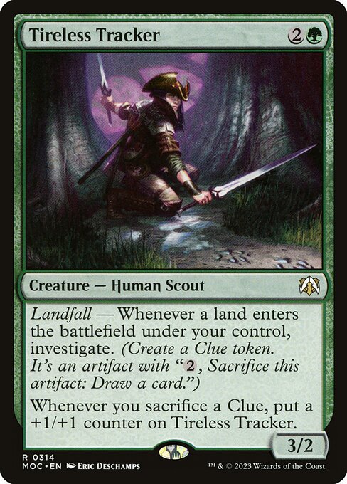 Tireless Tracker from March of the Machine Commander