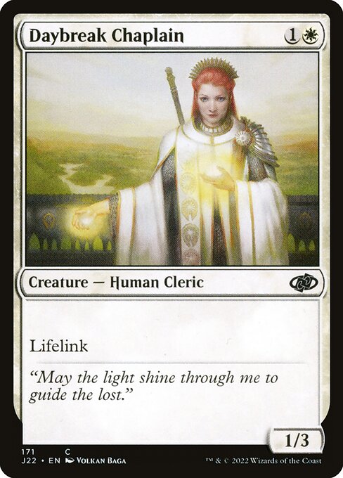 Daybreak Chaplain from Jumpstart 2022