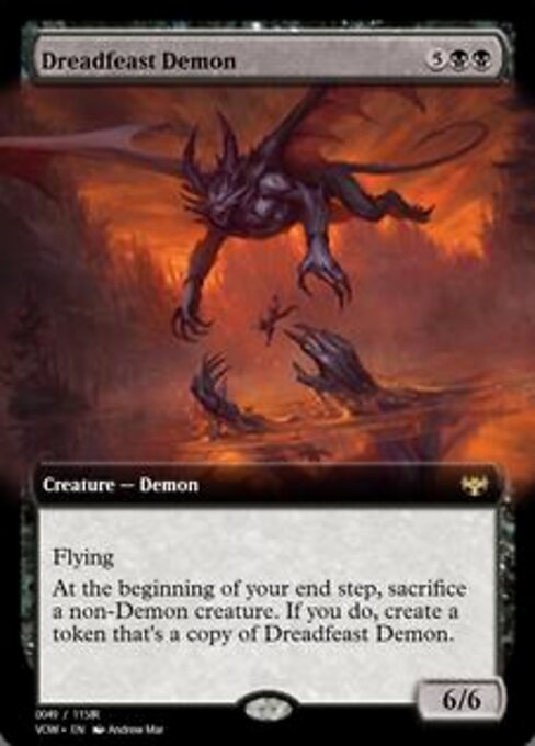 Dreadfeast Demon highlighted card art