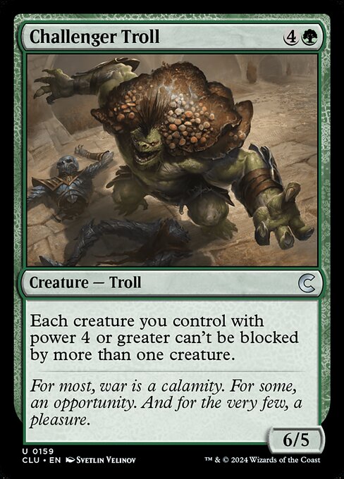 Challenger Troll from Ravnica: Clue Edition