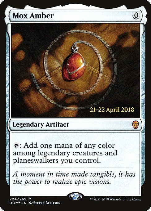 Mox Amber from Dominaria Promos