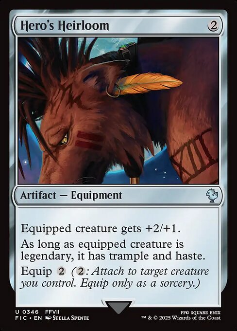 Hero's Heirloom highlighted card art