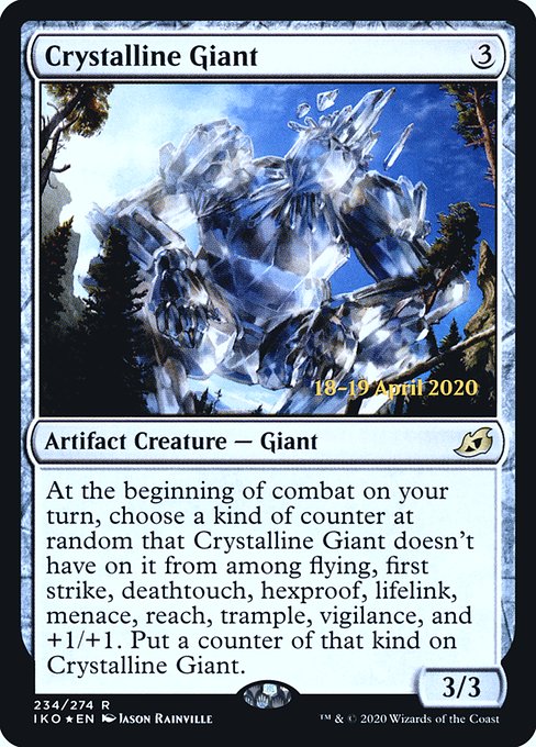 Crystalline Giant from Ikoria: Lair of Behemoths Promos