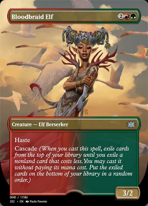 Bloodbraid Elf from Magic Online Promos