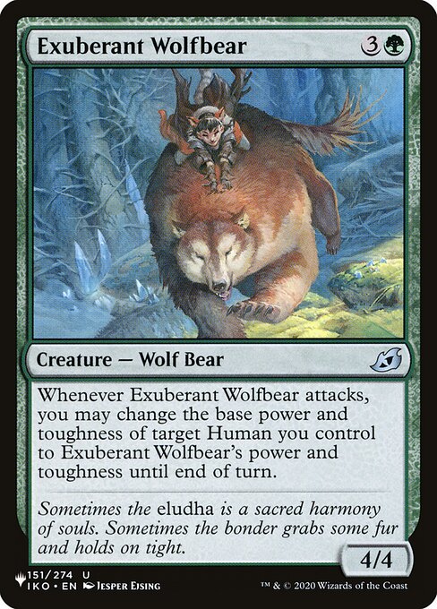 Exuberant Wolfbear highlighted card art