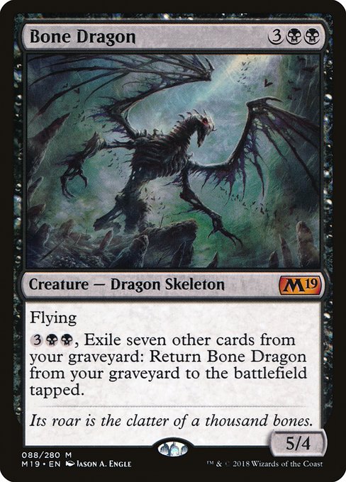 Bone Dragon from Core Set 2019