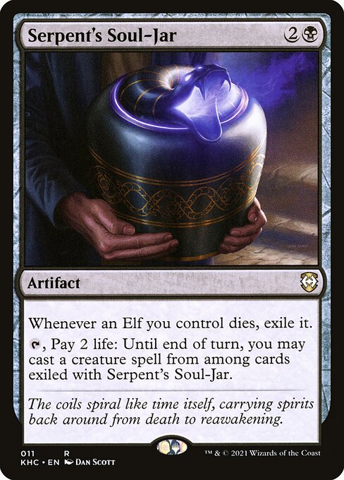 Serpent's Soul-Jar highlighted card art