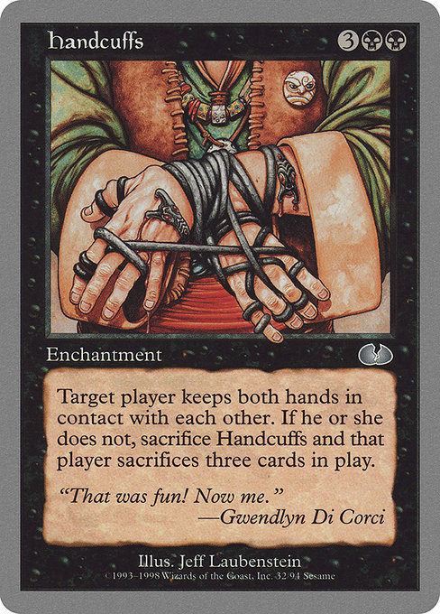 Handcuffs highlighted card art