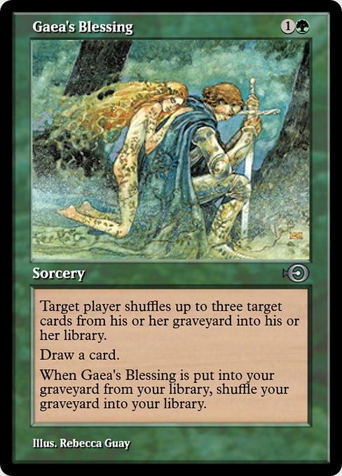 Gaea's Blessing from Magic Online Promos