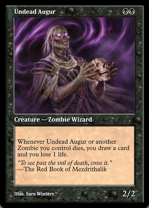Undead Augur highlighted card art
