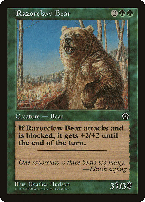 Razorclaw Bear highlighted card art