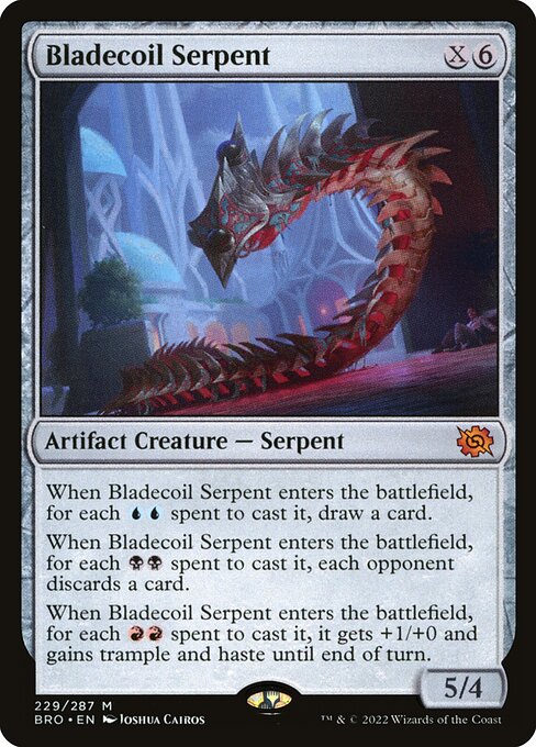 Bladecoil Serpent from The Brothers' War